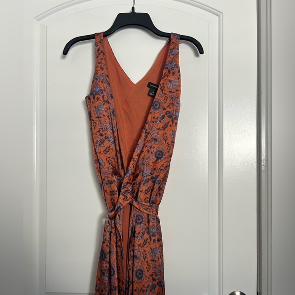 Club Monaco Floral Printed Wrap Dress size 2 boho feminine lightweight summer - Picture 6 of 12